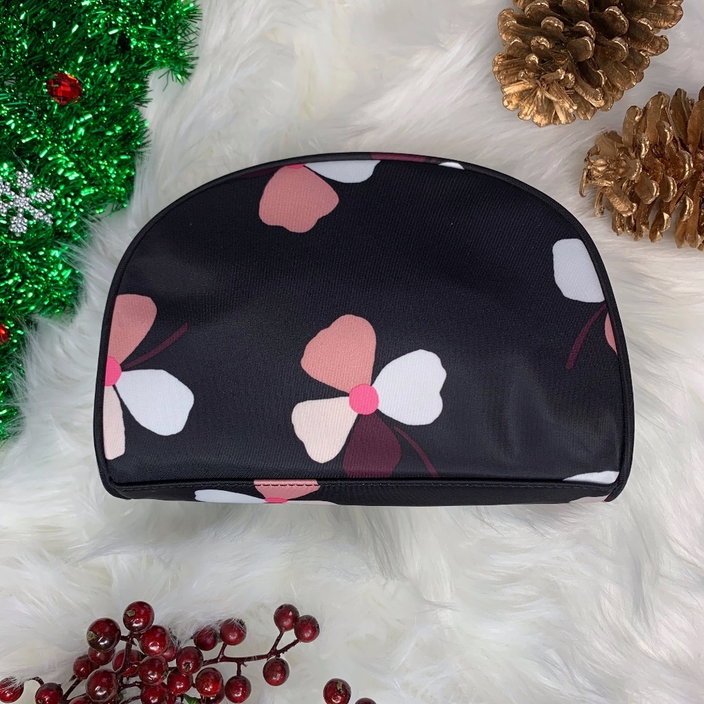 NWT Kate Spade Dome Cosmetic Bag – Dusk Buds